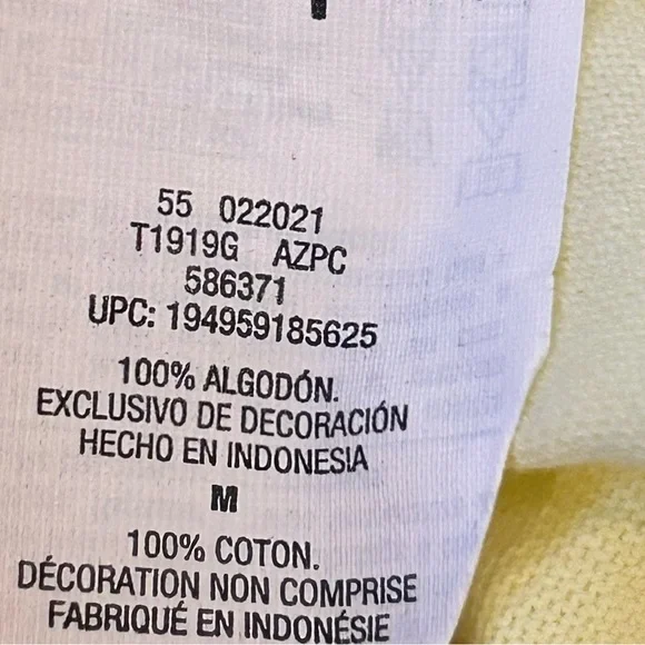 NWOT Champion Men’s Light Yellow Shirt - Picture 4 of 5
